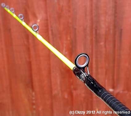 Solid glass spliced quiver tip -  and its yellow !