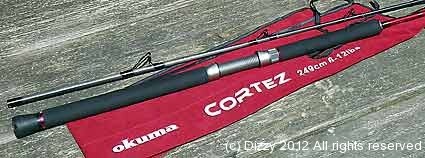 Okuma Cortez 6-12lbs 7 foot 4 inch rod