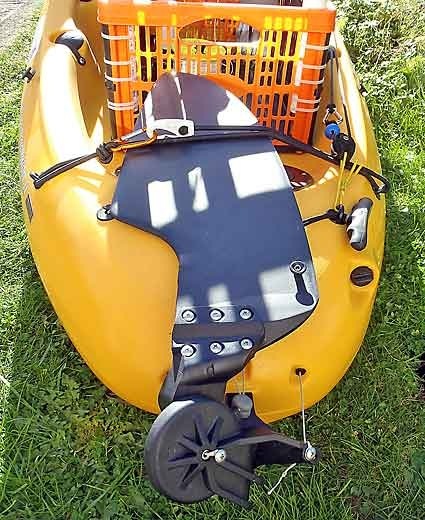 DIY crate for Hobie Revolution 11 fishing kayak