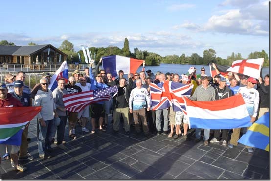12 countries represented in the 2017 London International Kayak fishing festival